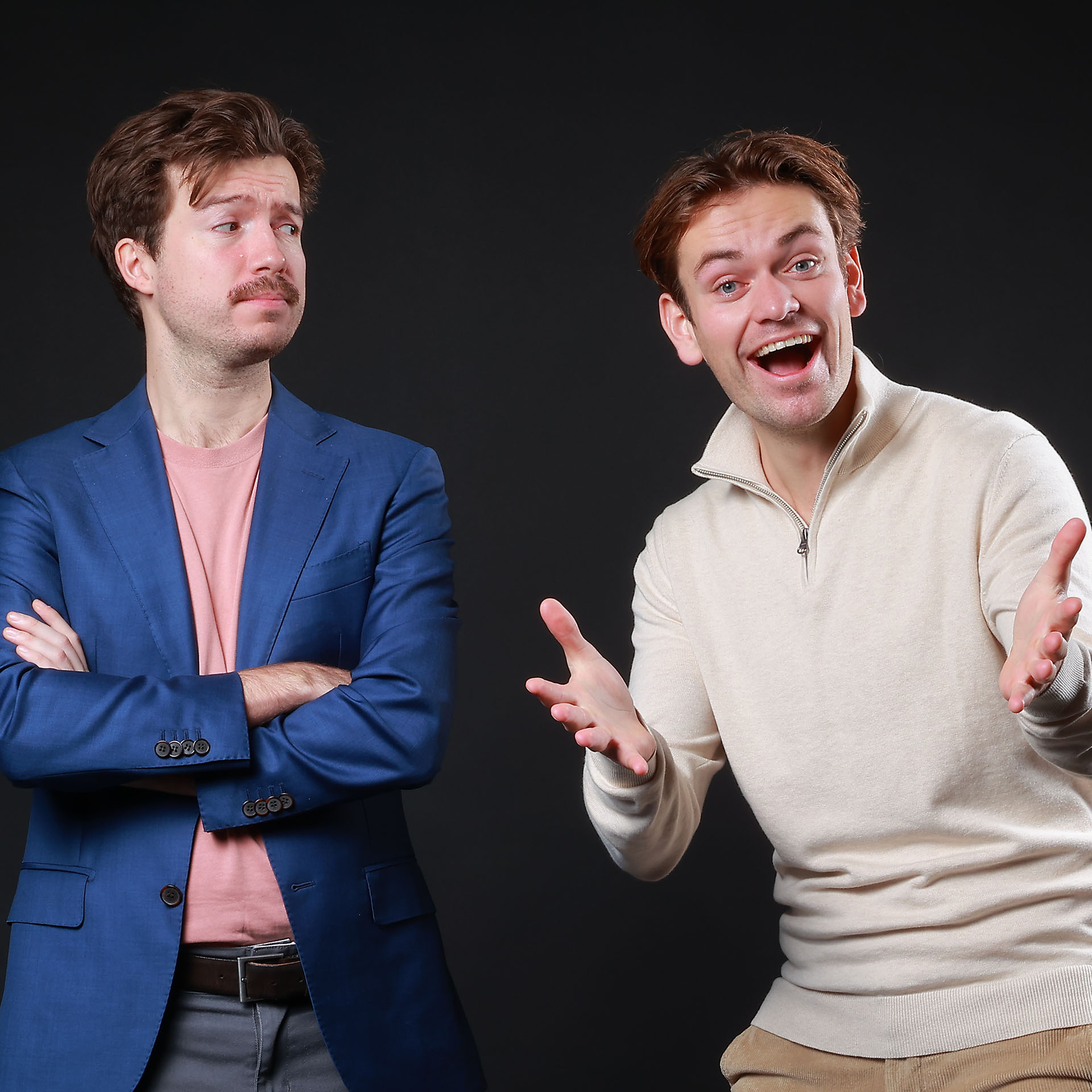 Thijs van Deudekom en Thomas van der Schaft zijn te boeken via Zorgsprekers